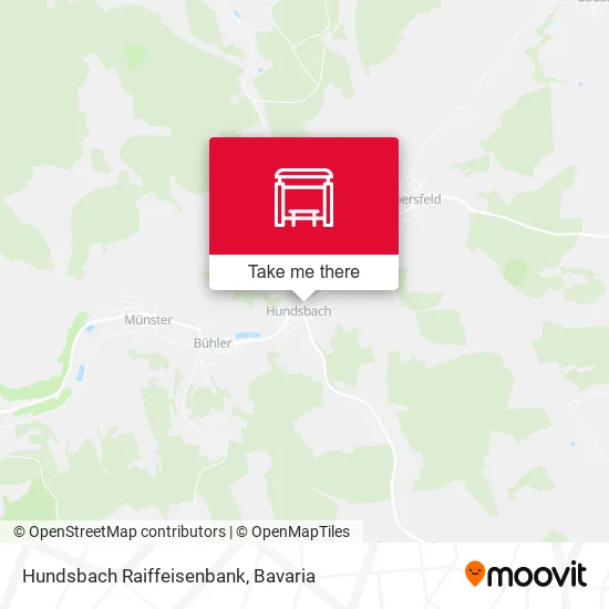 Карта Hundsbach Raiffeisenbank