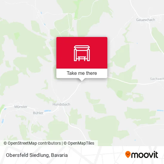 Карта Obersfeld Siedlung