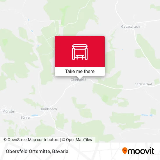 Карта Obersfeld Ortsmitte