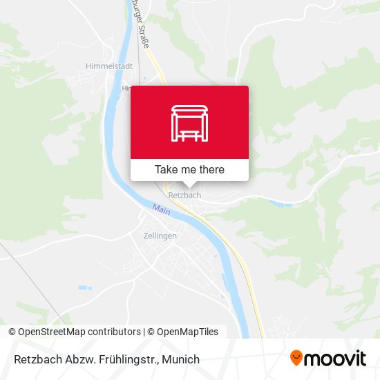 Retzbach Abzw. Frühlingstr. map