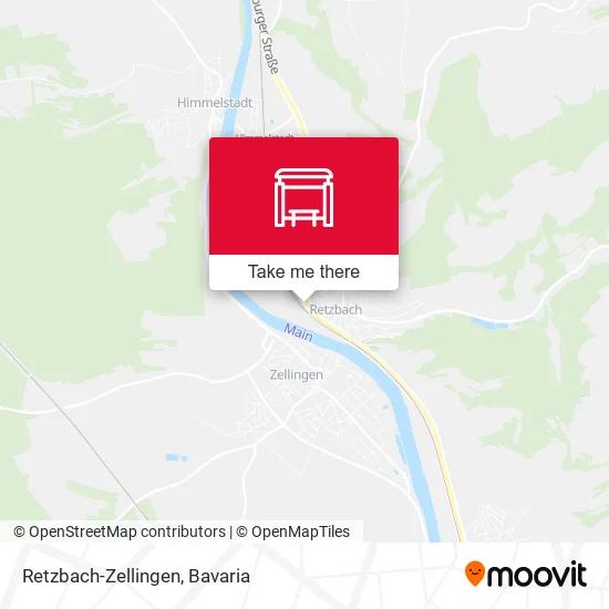 Карта Retzbach-Zellingen