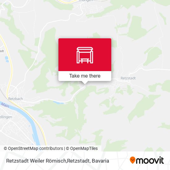 Retzstadt Weiler Römisch,Retzstadt map