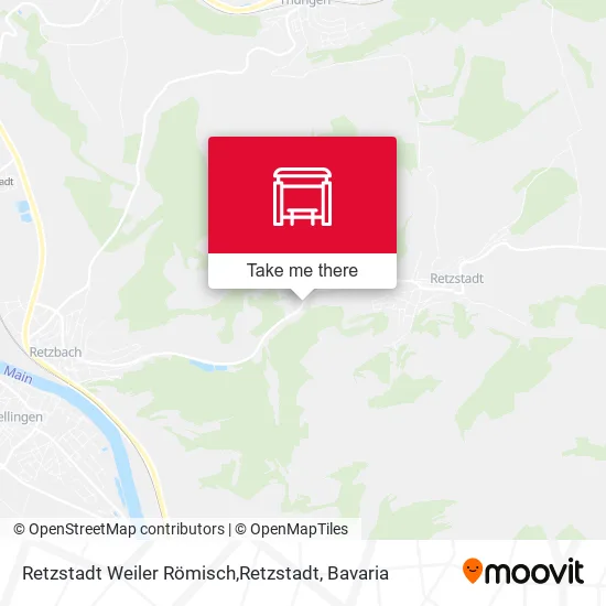 Карта Retzstadt Weiler Römisch,Retzstadt