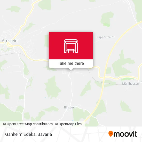 Карта Gänheim Edeka