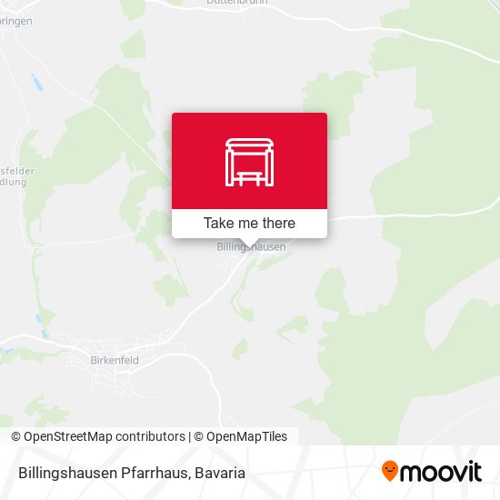 Billingshausen Pfarrhaus map