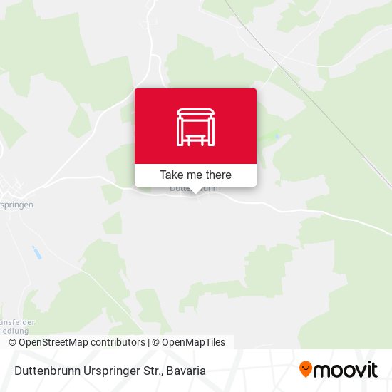Duttenbrunn Urspringer Str. map