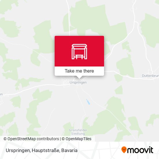 Urspringen, Hauptstraße map