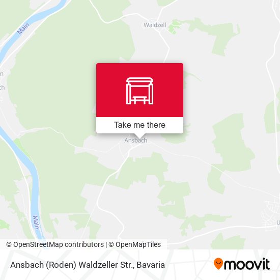 Ansbach (Roden) Waldzeller Str. map