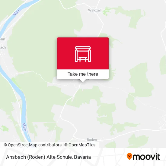 Карта Ansbach (Roden) Alte Schule