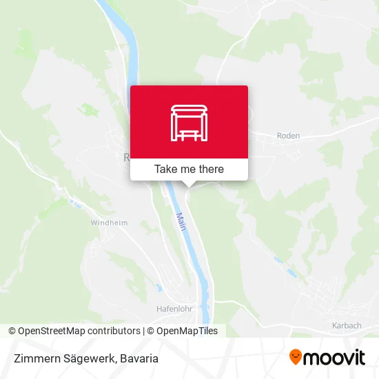 Карта Zimmern Sägewerk