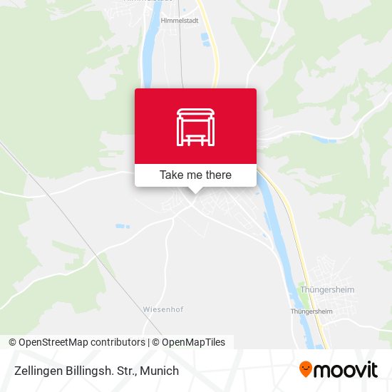 Карта Zellingen Billingsh. Str.