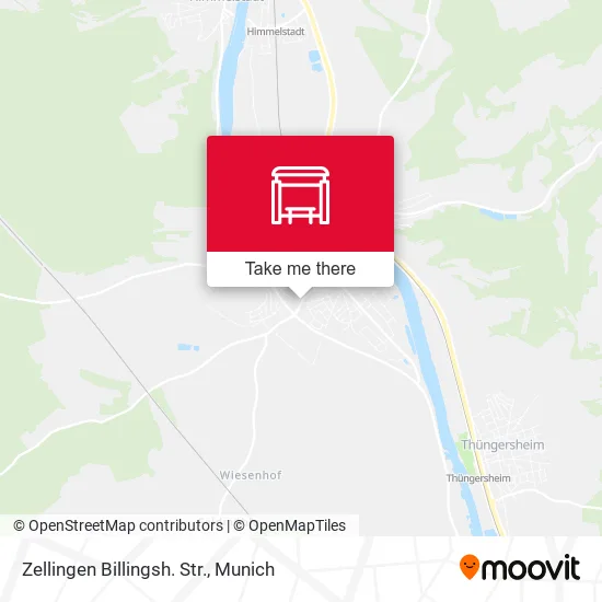 Карта Zellingen Billingsh. Str.