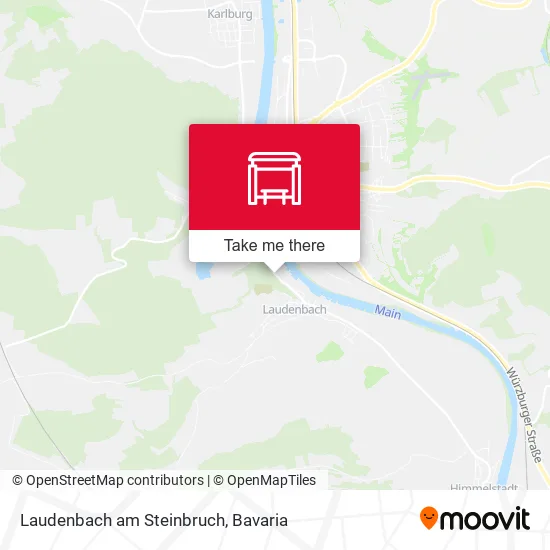 Карта Laudenbach am Steinbruch