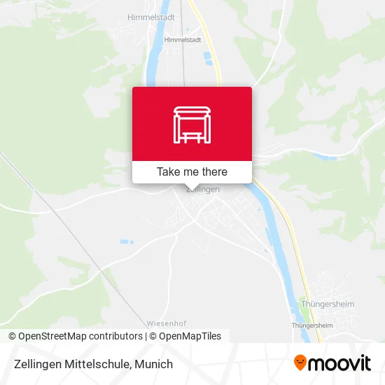 Карта Zellingen Mittelschule
