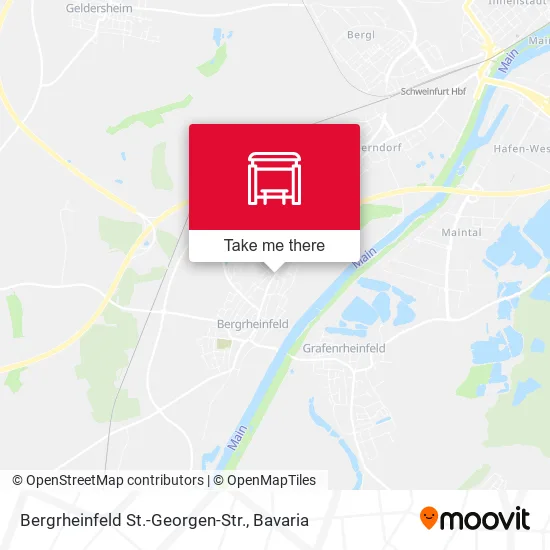 Карта Bergrheinfeld St.-Georgen-Str.