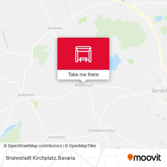 Brünnstadt Kirchplatz map