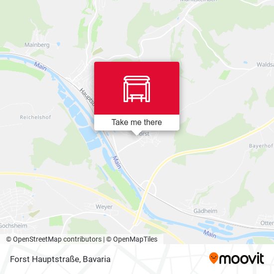 Forst Hauptstraße map