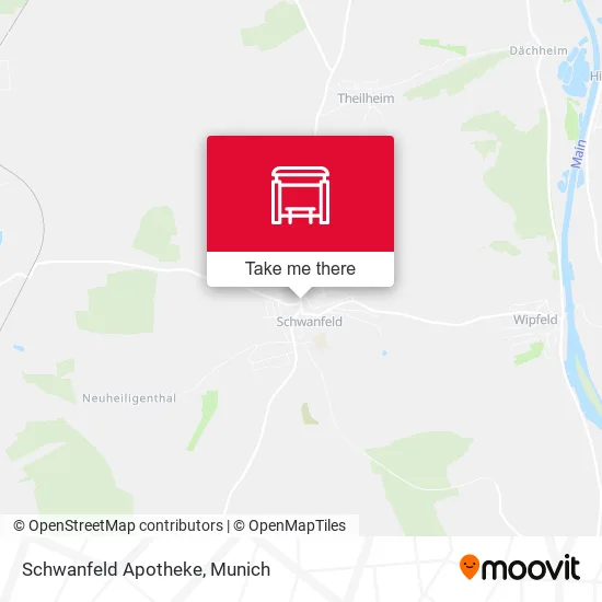 Карта Schwanfeld Apotheke