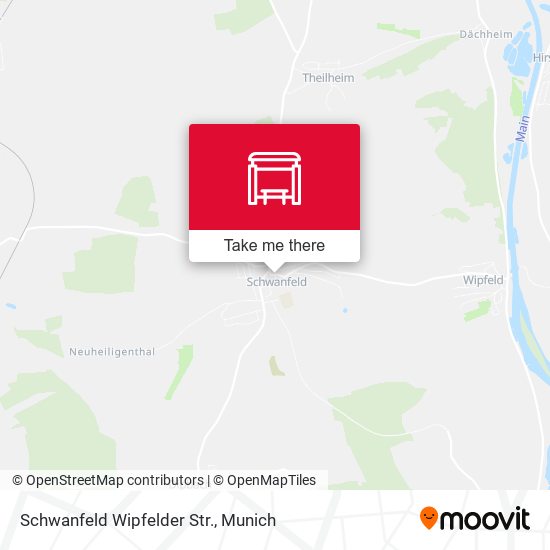 Schwanfeld Wipfelder Str. map