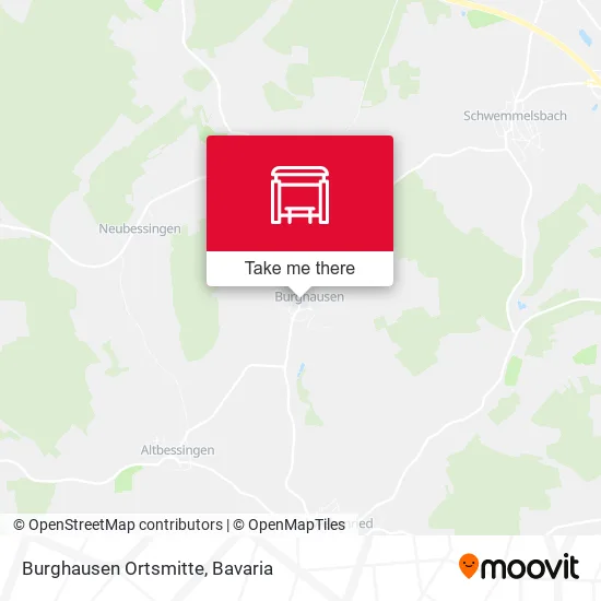 Карта Burghausen Ortsmitte