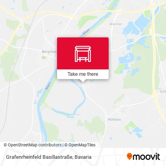 Карта Grafenrheinfeld Basillastraße