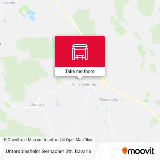 Карта Unterspiesheim Gernacher Str.