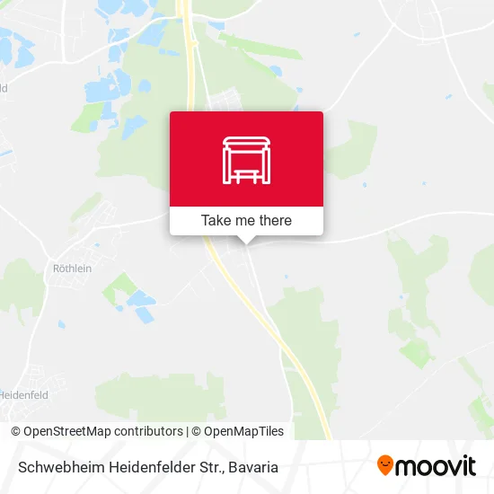 Карта Schwebheim Heidenfelder Str.