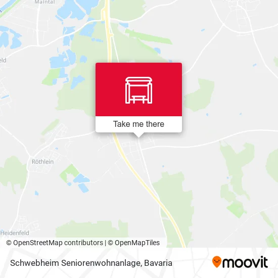 Карта Schwebheim Seniorenwohnanlage