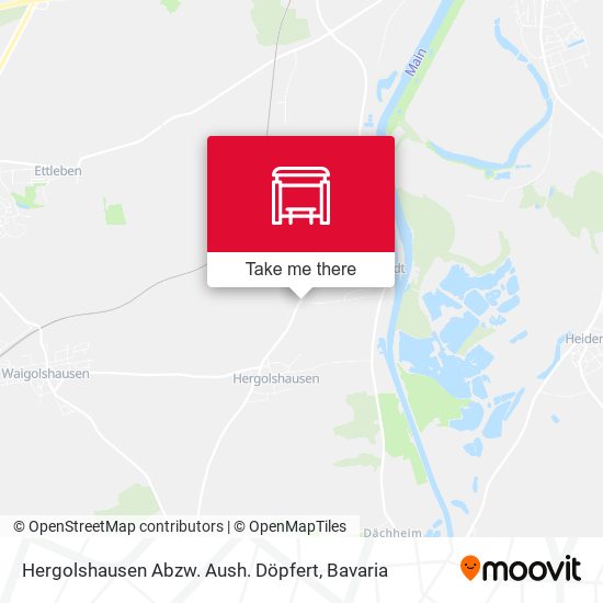 Hergolshausen Abzw. Aush. Döpfert map