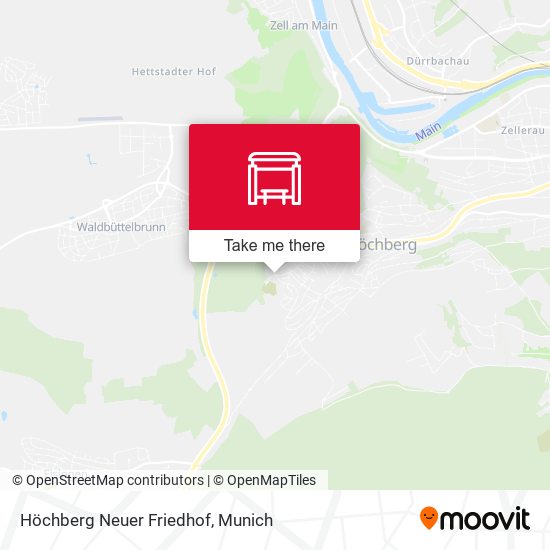 Höchberg Neuer Friedhof map