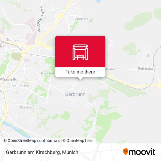 Карта Gerbrunn am Kirschberg