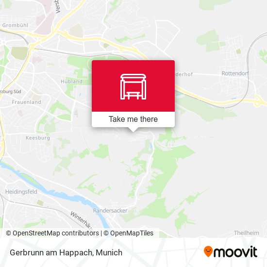 Карта Gerbrunn am Happach