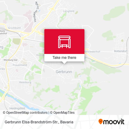Gerbrunn Elsa-Brandström-Str. map