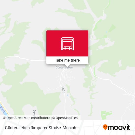 Güntersleben Rimparer Straße map