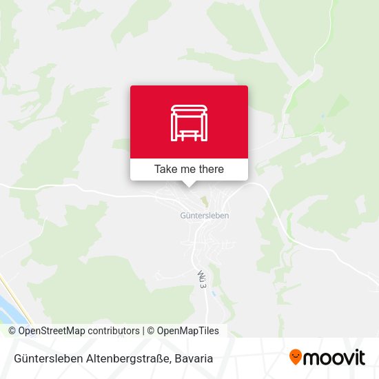 Güntersleben Altenbergstraße map