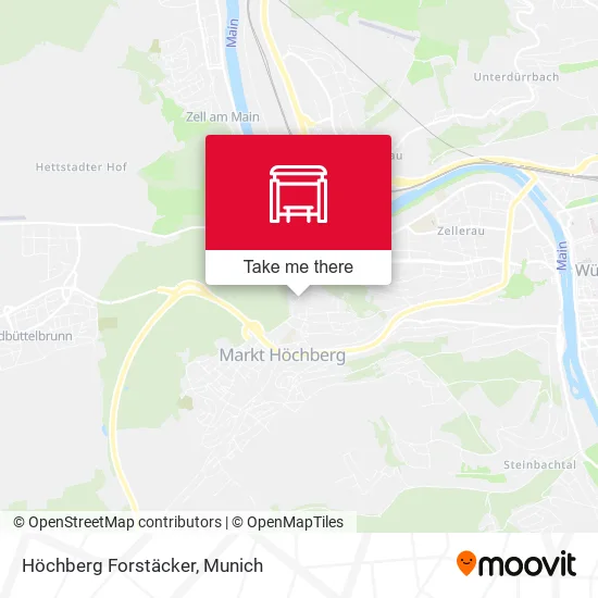Карта Höchberg Forstäcker