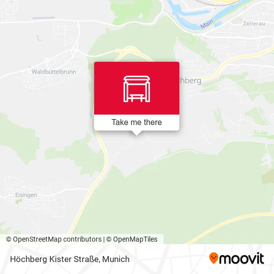 Карта Höchberg Kister Straße