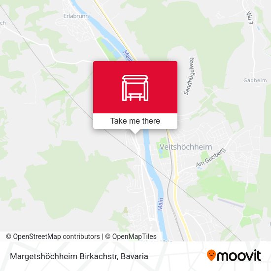Margetshöchheim Birkachstr map