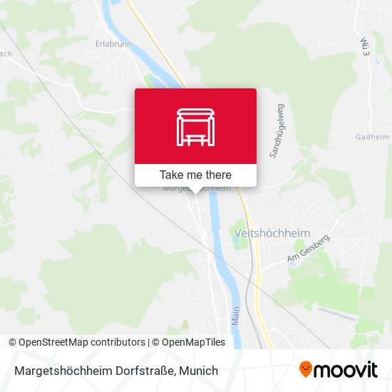 Margetshöchheim Dorfstraße map