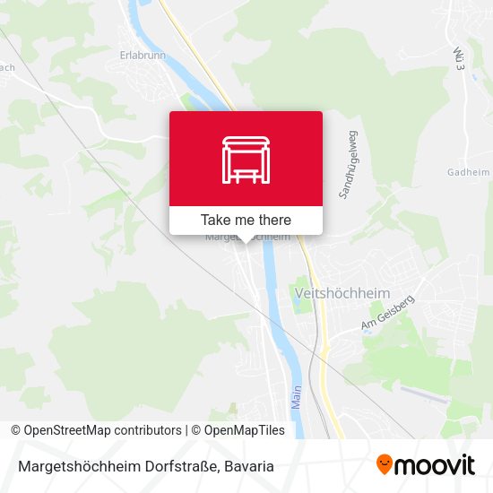 Margetshöchheim Dorfstraße map