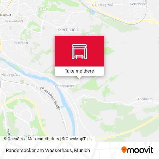 Randersacker am Wasserhaus map