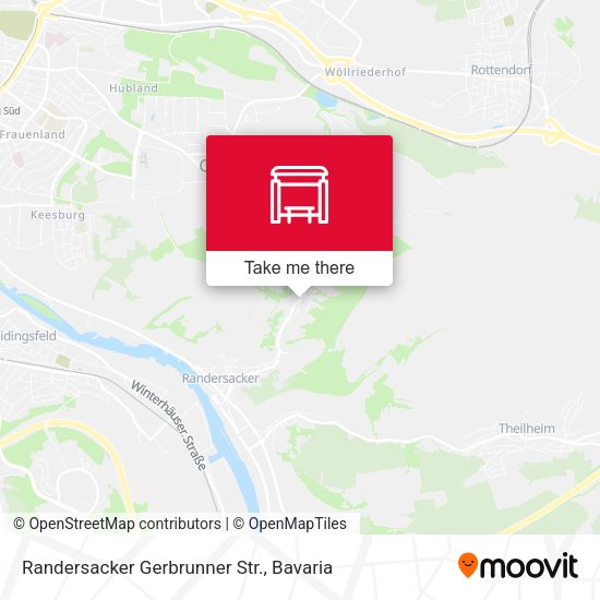 Randersacker Gerbrunner Str. map