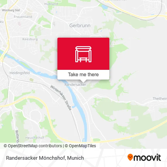 Карта Randersacker Mönchshof