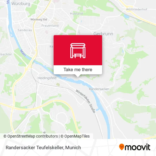 Карта Randersacker Teufelskeller