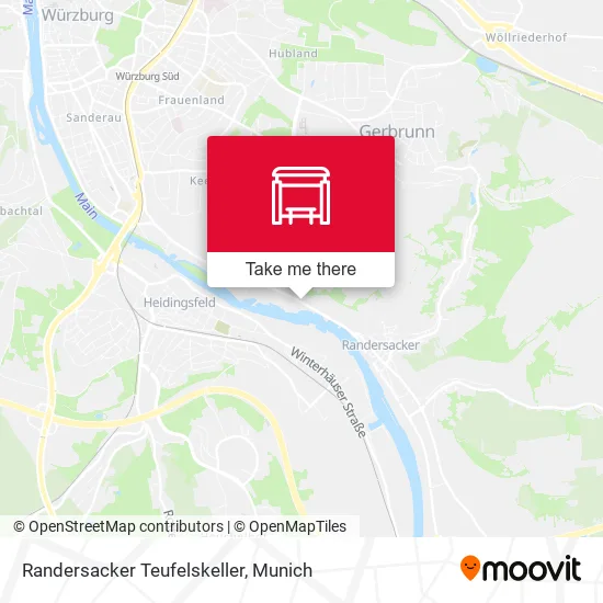 Карта Randersacker Teufelskeller