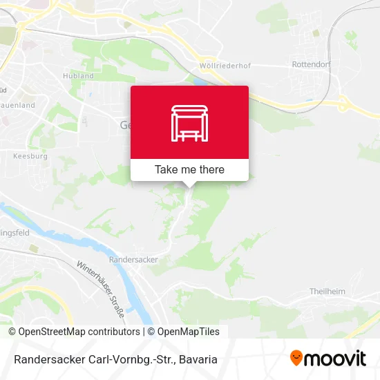 Карта Randersacker Carl-Vornbg.-Str.
