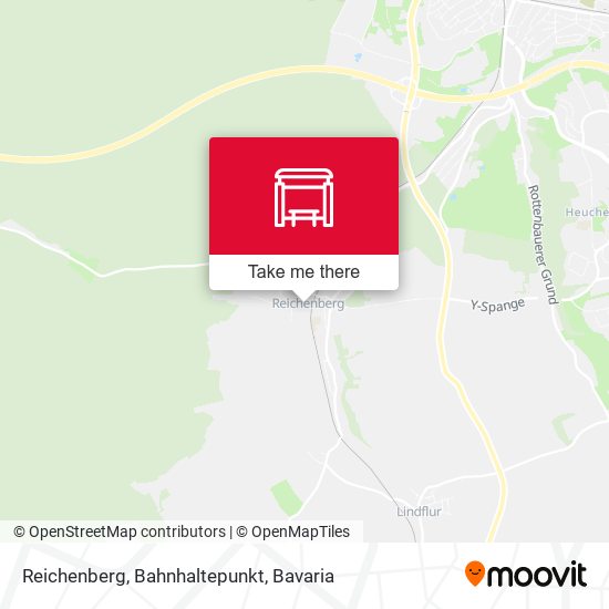 Reichenberg, Bahnhaltepunkt map