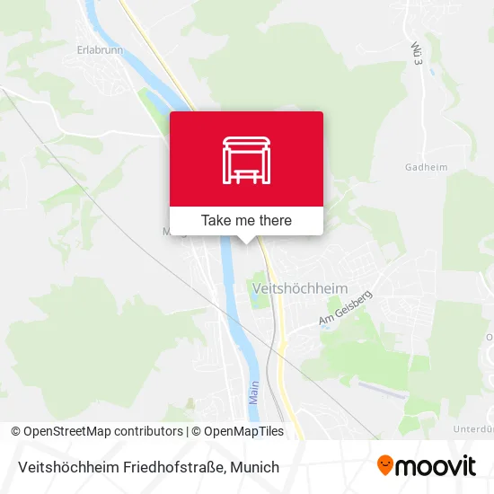 Карта Veitshöchheim Friedhofstraße
