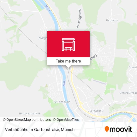 Veitshöchheim Gartenstraße map
