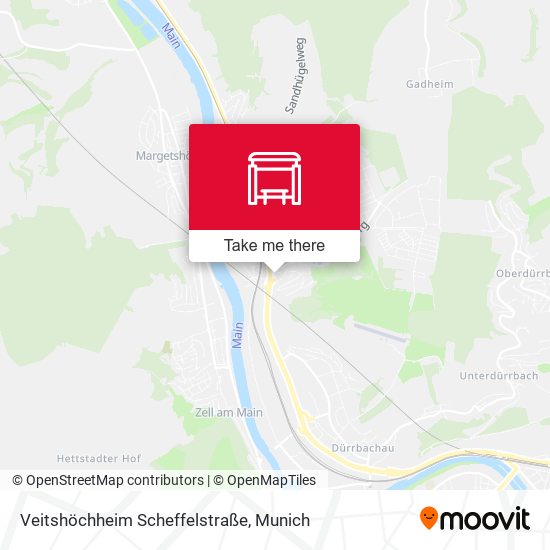 Veitshöchheim Scheffelstraße map